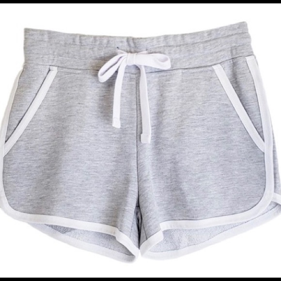 Pants - Grey Retro Shorts